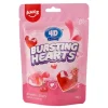Amos 4D Gummy Bursting Hearts, caramelle gommose ripiene al gusto di fragola e ciliegia da 65g