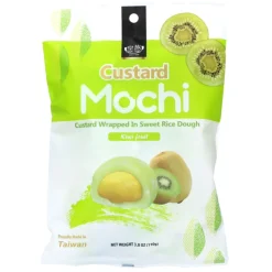 Custard Mochi with Kiwi, mochi ripieni di crema di kiwi da 110g