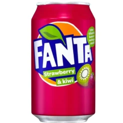 Fanta Strawberry Kiwi, bevanda al gusto di fragola e kiwi da 330ml