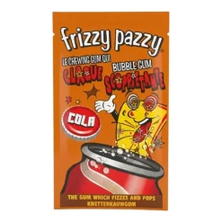 Frizzy Pazzy Bubble Gum Cola, granella scoppiettante di gomma alla cola da 7g