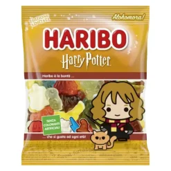 Haribo Hermione, caramelle al gusto di frutta e cola da 160g