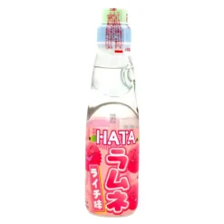 Hata Ramune Lychee Flavor, bevanda gassata al gusto di litchi da 200ml