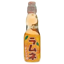 Hata Ramune Orange Soda, bevanda gassata al gusto di arancia da 200ml