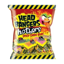 Headbangers Hot Bars Spicy Chew Bars, caramelle piccanti al gusto di frutta da 180g