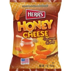 Herr's Honey Cheese Curls, patatine al formaggio e miele da 28g