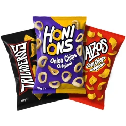 Honions & Friends Big , 1 Honions 70 g + 1 Maizos da 150 g + 1 Triladeros da 190 g
