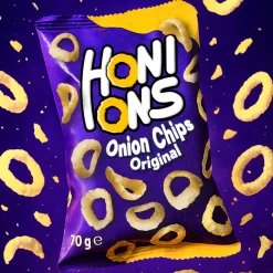 Honions Onion Rings, patatine alla cipolla da 70g