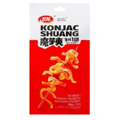 Konjac Shuang Hot & Spicy, snack a base di konjac agrodolce piccante da 50g
