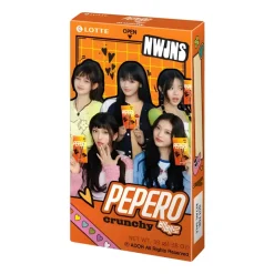 Lotte Pepero Crunchy, biscotti ricoperti di cioccolato croccante da 39g