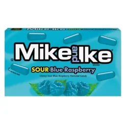 Mike and Ike Sour Blue Raspberry, caramelle aspre al gusto di lampone da 120g