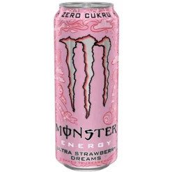 Monster Ultra Strawberry Dreams, bevanda energetica al gusto di fragola da 500ml