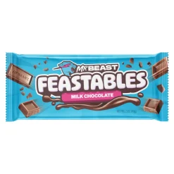 Mr Beast Feastables Milk Chocolate, tavoletta di cioccolato al latte da 60g