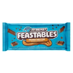 Mr Beast Feastables Peanut Butter, cioccolato al latte con burro d'arachidi da 60g