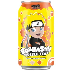 Naruto Bobbasan Ultra Ice Tea Lychee & Passion Fruit, bubble tea al gusto di lychee e passion fruit da 320ml