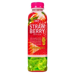 OKF Strawberry With Aloe, bevanda idratante al gusto di fragola e aloe da 500ml