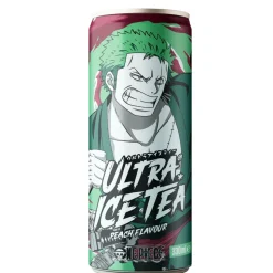 One Piece Ultra Ice Tea Zoro, tè alla pesca da 330ml