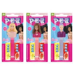 Pez Barbie, caramelle al gusto di frutta e personaggio a sorpresa da 17g