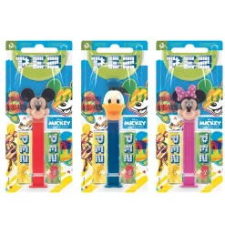 Pez Mickey & Friends, caramelle al gusto di frutta e personaggio a sorpresa da 17g