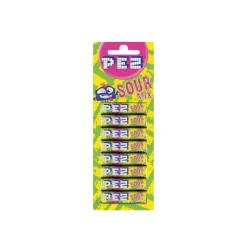 Pez Sour Candy Refill Assorted Flavours, ricarica di caramelle aspre da 68g