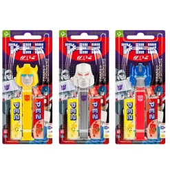 Pez Transformers, caramelle al gusto di frutta e personaggio a sorpresa da 17g