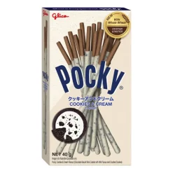 Pocky Cookies and Cream, biscotti ricoperti di cookies & cream da 40g