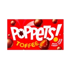 Poppets! Toffee, cioccolatini ripieni di crema al toffee da 39g