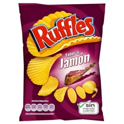 Ruffles Jamon, patatine al gusto di jamon da 150g