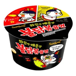 Samyang Buldak Hot Chicken Flavor Ramen Big Bowl, noodle piccanti da 105g