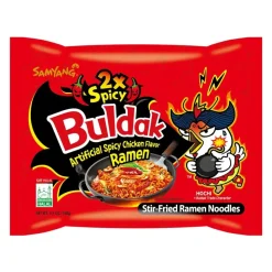 Samyang Buldak Hot Chicken 2X Ramen, noodles piccanti gusto di pollo da 140g