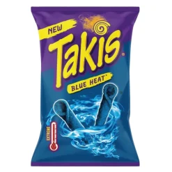 Takis Blue Heat, riccioli di tortillas al gusto di chili e lime da 100g