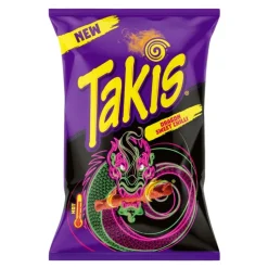 Takis Dragon Sweet Chili, riccioli di tortillas al gusto di peperoncino dolce da 100g