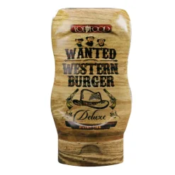 Top Food Western Burger Sauce Deluxe, salsa a base di maionese con pomodoro e nota affumicata da 260g