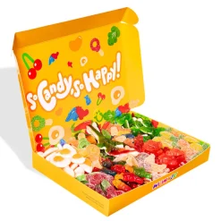 Wunnie box "Smile", scatola di caramelle gommose da comporre con i tuoi gusti preferiti - 1 kg