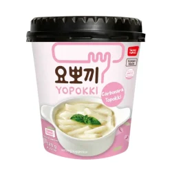 Yopokki Carbonara Topokki, topokki in tazza al gusto di carbonara da 120g